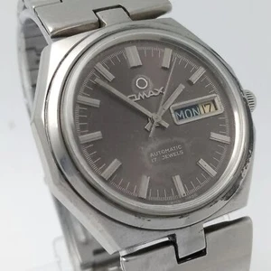 Omax Automatic Cal.2066 Day/Date Vintage Men’s Watch SAE4MUB4 - Picture 1 of 10