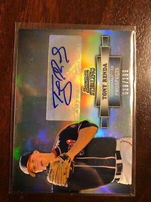 F5281 2012 Bowman Sterling Prospect Auto #TRE Tony Renda  - Image 1 of 2