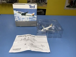 1:400 Dragon Wings Ted A320-200 N495UA 6751 55639 Airplane Model - Picture 1 of 9