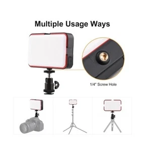 LED Fill Light Camera Phone Vlog Video Shooting Lamp Multi-function Selfie Light - Photo 1 sur 8