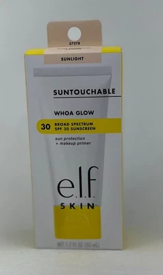 e.l.f. Imprimación de maquillaje protector solar Skin Suntouchable Whoa Glow Exp. 05/26 Foto 1 de 4