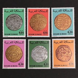 Morocco 1976 complete set MNH ** coins Sc#361-366 - Picture 1 of 1