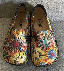 Alegria Debra Feuerwerk Slipper Clog Leder Stillschuhe DEB-304 Gr. 8-8,5 (38) - Bild 1 von 10