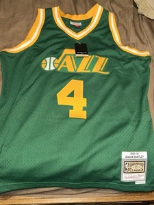 Camiseta deportiva Mitchell & Ness Swingman 1980-81 Adrian Dantley #4 Utah Jazz para hombre $135 - Imagen 1 de 9