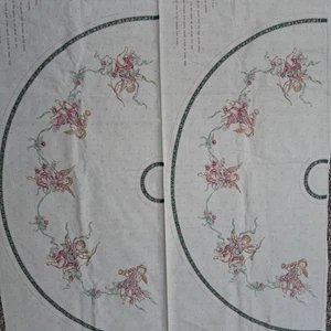 Angel Christmas Tree Skirt Panel Angel Music Lute Cut N Sew Country Classic Sew - Picture 1 of 19