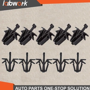 Labwork Grille Retainer Clips For Toyota Tacoma RAV4 4Runner Pickup 10pcs Black - Picture 1 of 12