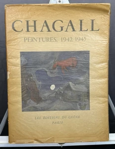 Chagall Peintures 1942-1945 Portfolio Les Editions du Chene Paris 1947 16 Plates - Picture 1 of 23