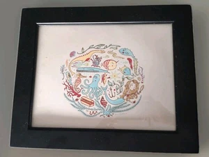 Hard-to-Find Signed JAIME ZOLLARS Print MYSTICAL UNDERWATER CREATURES 13” x 10” - Picture 1 of 5