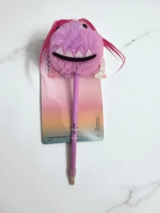 Yoobi Pen Pom Pom Smiley face Cute Pen - Picture 1 of 5