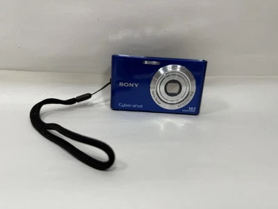 Sony Cyber-Shot DSC-W330 14.1 MP Carl Zeiss Lens Blue w/ Battery & Memory Card - Image 1 of 4