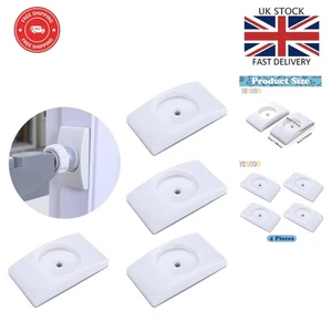 Durable Wall Saver Protector Pads - Prevents Damage from Stair Gates - 4 Pack - Picture 1 of 9