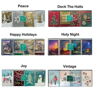 Hallmark Holiday Card Assortment w/ Designed Self-Sealing Envelopes, 4 Designs - Picture 1 of 13