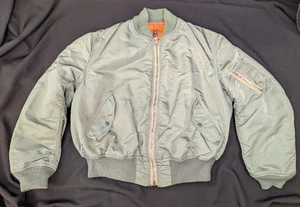 Vtg Original Vietnam Era MA-1 Alpha Ind. USAF Bomber Flight Jacket XL - Picture 1 of 11