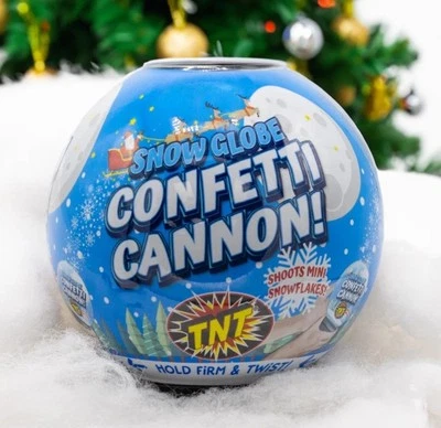 TNT Fireworks, Snow Globe Confetti Cannon, 6 Pack, White Confetti - Image 1 of 4