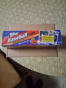 1993 Topps Baseball Complete Set Factory Sealed 825 Cards Derek Jeter Rookie - Picture 1 of 4
