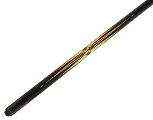 McDermott Lucky L38 Maple/No Wrap Pool/Billiard Cue-Natural & Turquoise Points - Picture 1 of 2