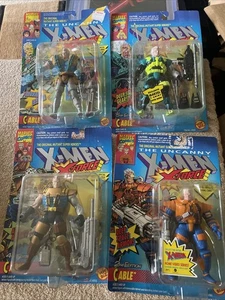Lote De 4 Cable ToyBiz Marvel X-Men X-Force 1994 De Colección RARO Como Conjunto - Imagen 1 de 13