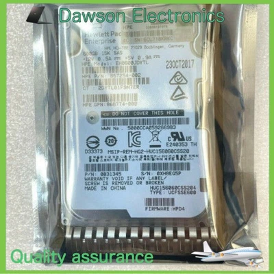 For HPE 870794-001 870757-B21 2.5" 600GB 12Gb/s SAS 15K SFF SC HDD Hard Drive - Image 1 of 3