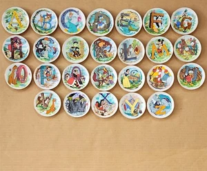 THE DISNEY SAMMLUNG MINIATUR ALPHABET TELLER KOMPLETT SET TOP ZUSTAND - Bild 1 von 11