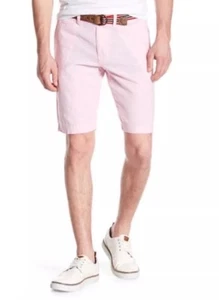 NEU Wallin & Bros hellrosa klassische Herren Leinen Chino Shorts Gr. 40 - Bild 1 von 8