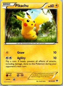 Pikachu #48/162 2015 Pokémon Reverse Holo POKE#3 - Picture 1 of 2