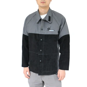 Welder's Leather Jacket, Work Jacket, Workwear for Electric Welding - Picture 1 of 8