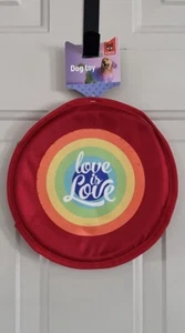 Fofos Rainbow Pride Water Frisbee- Water Dog Toy 10” Flying Disk - Picture 1 of 4
