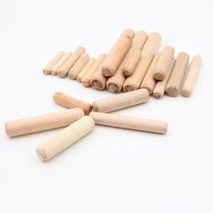 200 Pack Cork Connector Hardwood Dowel Fluted Wooden for Furniture - Picture 1 of 12