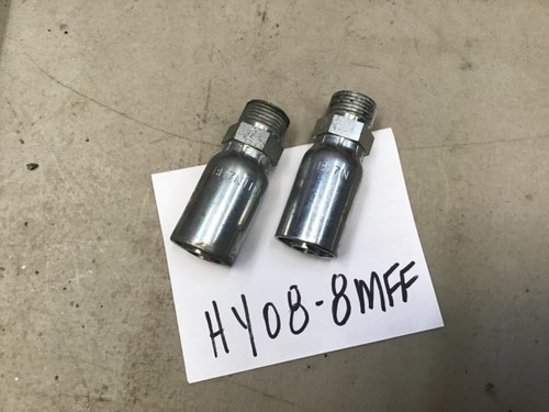 HY08-8MF Parker Crimp Fitting- MFFOR -08-08. Set of 2 | eBay