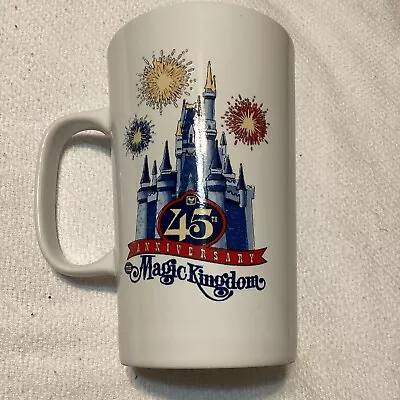 Walt Disney World Starbucks 45th Anniversary Mug Magic Kingdom Theme Parks  NEW - Image 1 of 4