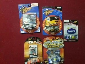  2000's  Mixed Die Cast Lot Of 5 Nascar Johnson, Harvick, Wallace,Stewart Nascar - Picture 1 of 4