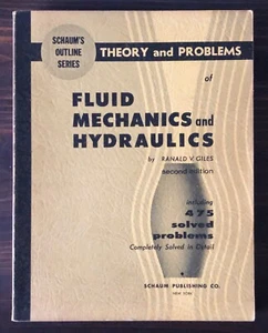 Schaum's Outline Series - Theory And Problems - Fluid Mechanics 1962 - Picture 1 of 7