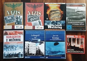 2.Weltkrieg Dokus 9DVD:Geschichte Massensuggestion Luftangriffe Schlachten Kreta - Bild 1 von 5
