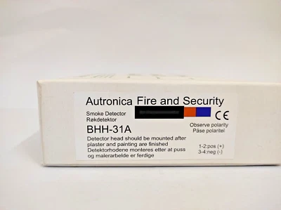 Autronica BHH-31A Smoke Detector (New Box Pack) (Best deal)1 Yr Warty DHL Exp