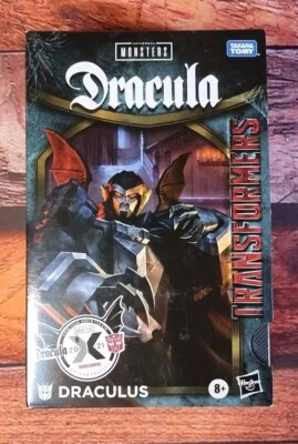 Transformers Collaborative 2021 Universal Studios Dracula Deluxe Draculus NEW - Image 1 of 4