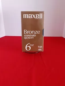 Nastro Maxell Bronzo Qualità Standard 6 Ore in Modalità Ep T-120-VHS - Foto 1 di 2