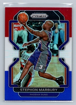 Panini Prizm #277 Stephon Marbury 2021-22 rojo blanco y azul Phoenix Suns Foto 1 de 2
