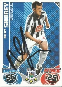 NICKY SHOREY* SIGNED WEST BROM 2010/2011 MATCH ATTAX TRADING CARD+COA - Picture 1 of 1