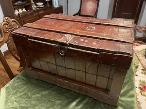 Antique Early 20th Century Slat Crate - Picture 1 of 19