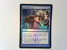 Foil Steel Sabotage	 Mirrodin Besieged - Magic the Gathering Mtg - Blue