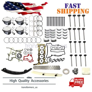 Engine Rebuild - Gasket Piston Bearing Timing Chain Kit For Buick Chevrolet 1.4L - Picture 1 of 6