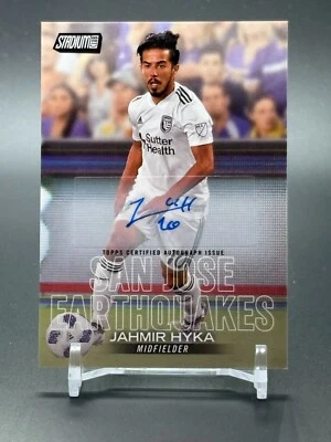 2018 Topps Stadium Club MLS #47 JAHMIR HYKA San Jose Earthquakes automático Foto 1 de 2