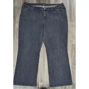 Pantalones de mezclilla Venezia para mujer talla grande 7 bolsillos bordados promedio pierna recta - Imagen 1 de 10