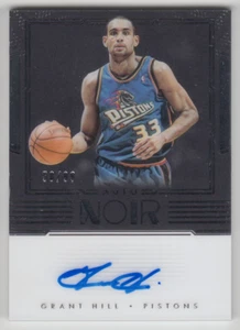 2017-18 Panini Noir Grant Hill #ANC-GH Noir Colore Autografo Acetato Auto /99 - Foto 1 di 6
