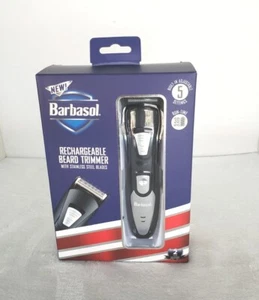 Barbasol wiederaufladbarer Bartschneider mit Edelstahlklingen 5 Einstellungen - Bild 1 von 6
