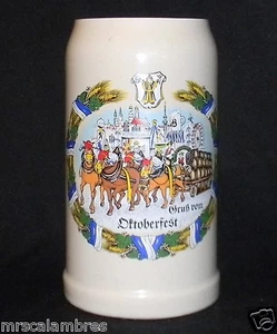 Hofbrauhaus Oktoberfest Srub Vom Bier Deutscher Krug Krug 1 L Western Germany - Bild 1 von 7