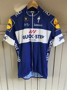 Vermarc Specialized Quick Step 2018 Team men's cycle jersey | Blue/White | XL | - Picture 1 of 7