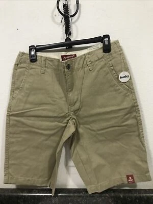 ARIZONA JEAN CO - BOYS - CHINO SHORTS - BEIGE - SIZE 18 HUSKY - NWT  (2-TW-2562) - Image 1 of 4