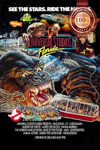 UNIVERSAL STUDIOS FLORIDA PROMO ORIGINAL OFFICIAL MOVIE PRINT PREMIUM POSTER - Bild 1 von 6