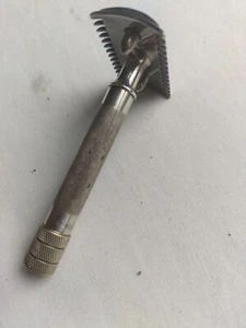 Gillette 1910 Single Ring Open Comb DE Safety Razor Silver Tne (Serial# B254930) - Picture 1 of 12